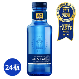 免運 SOLAN 西班牙神藍氣泡水 330ml 玻璃瓶 (24瓶/箱)