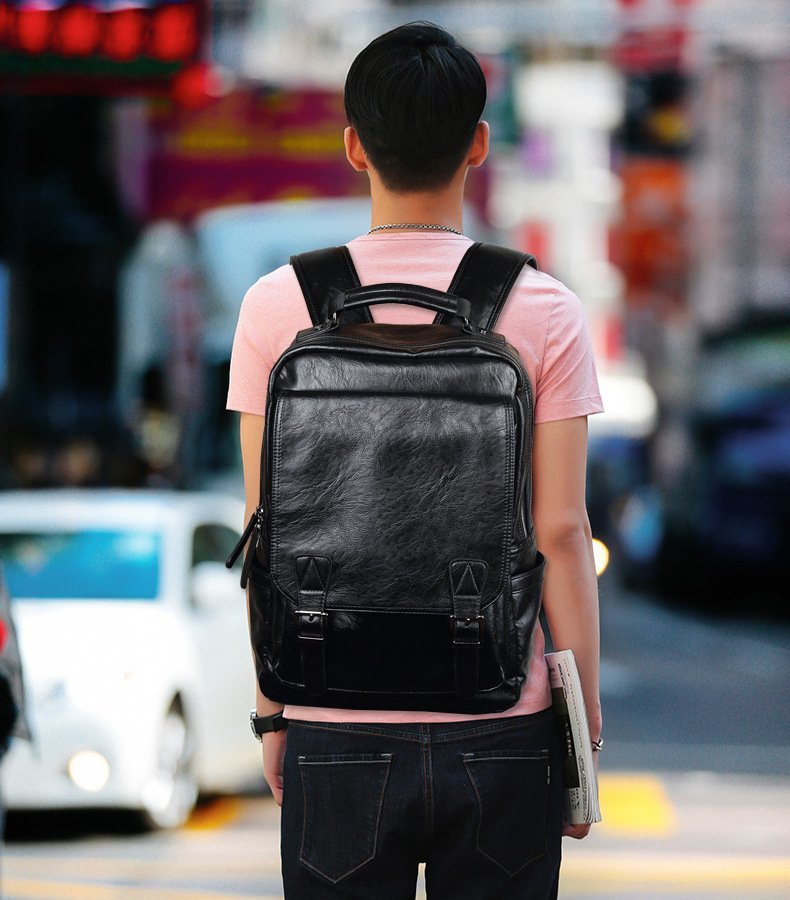 FINDSENSE品牌 韓國 新款 FIN韓國出品 包款 時尚 男士雙肩 學生 旅行 背包 商務包 潮流