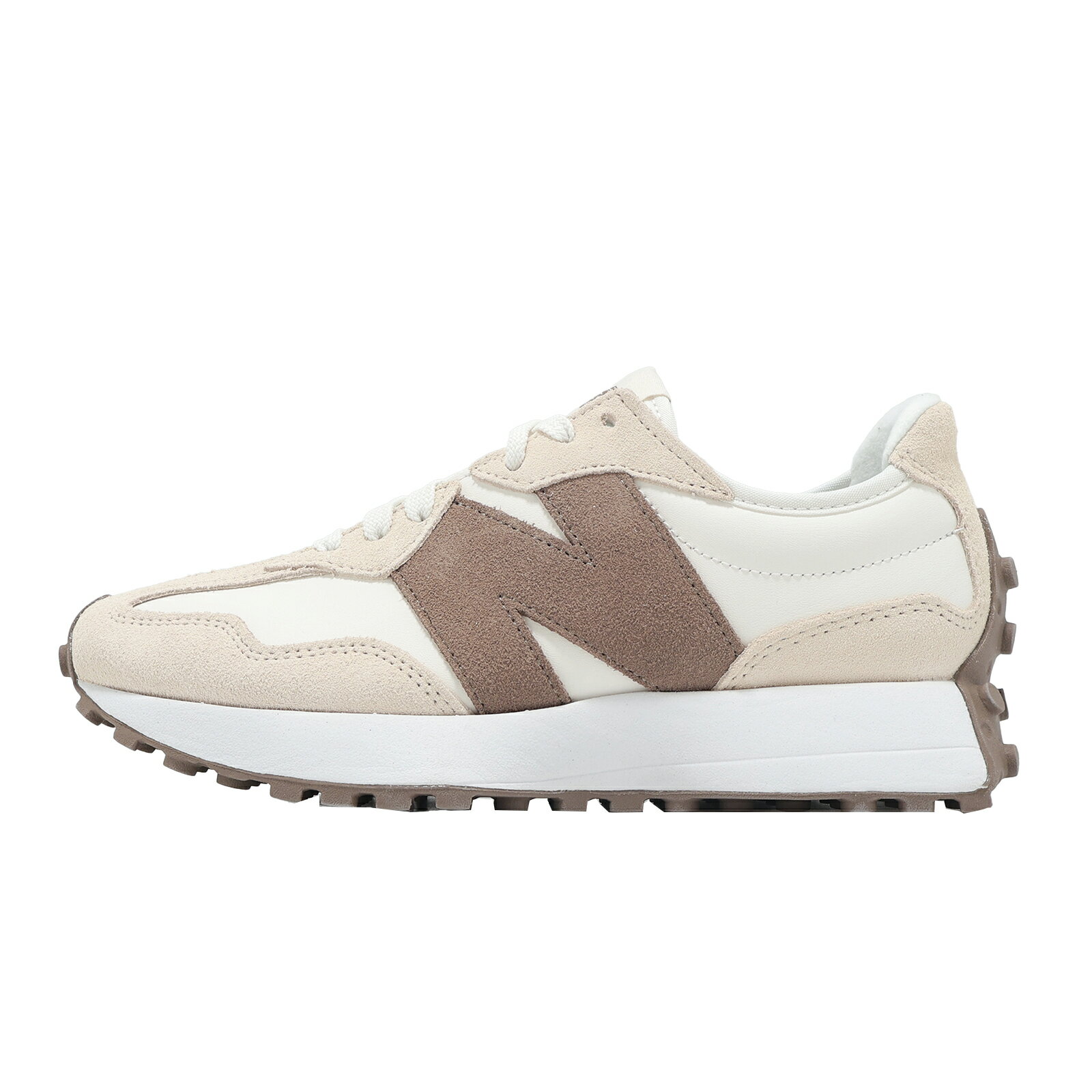New Balance NB 休閒鞋 327 女鞋 米 復古 拼接 N字鞋 紐巴倫 W327SUC-B