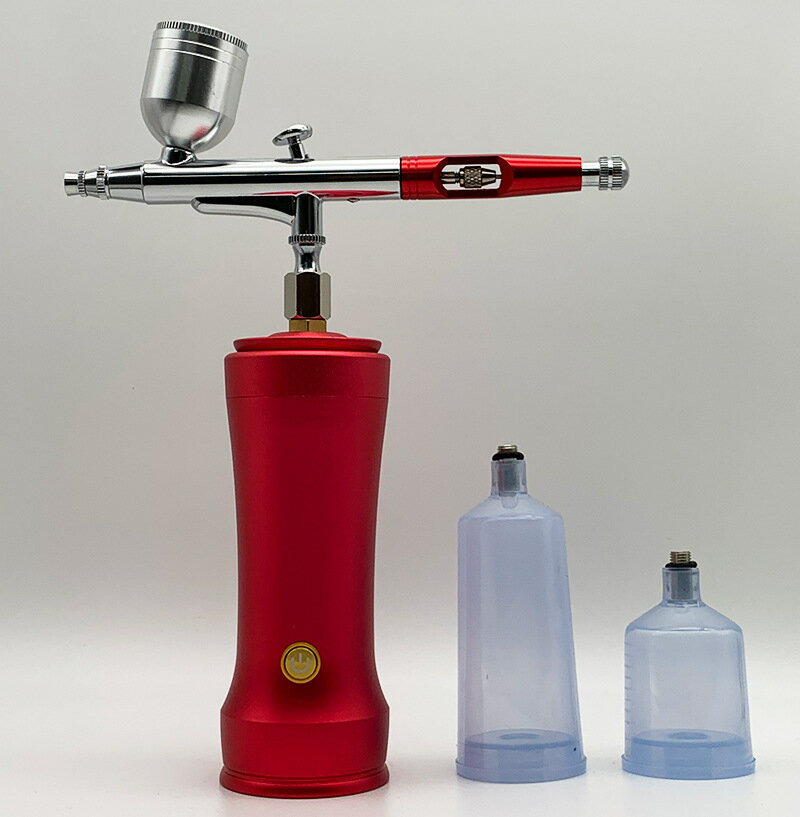 電動噴筆氣泵迷你充電氣泵便攜模型氣泵美容注氧噴槍