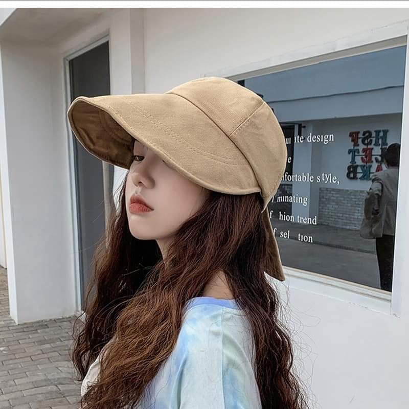 夏季防曬韓版蝴蝶結大沿遮陽帽