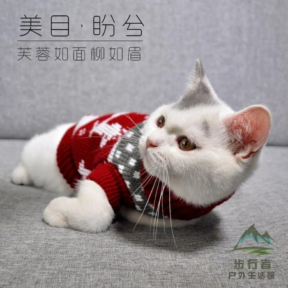 貓貓咪衣服寵物幼貓裝可愛高領保暖毛衣