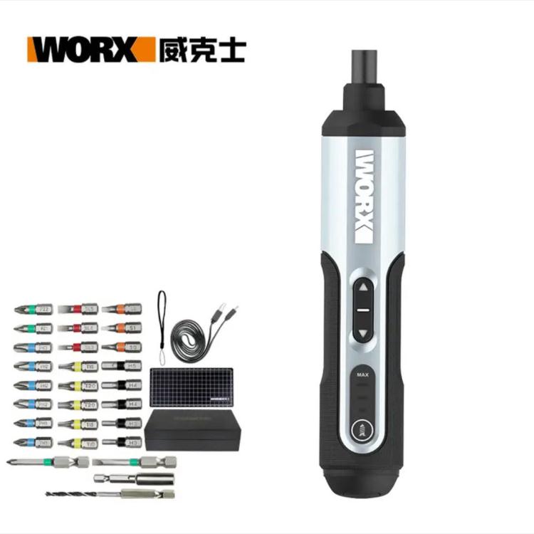 免運 電鑽 威克士WORX家用電動螺絲刀WX240.1鋰電電動螺絲批電起子工具套裝