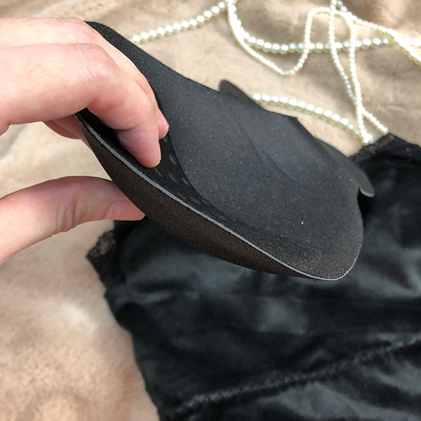 ANNAS 韓國水貂絨蕾絲背心 胸墊罩杯 打底衫 蕾絲肩帶 刷毛加絨 保暖內搭衣 發熱衣小可愛 4