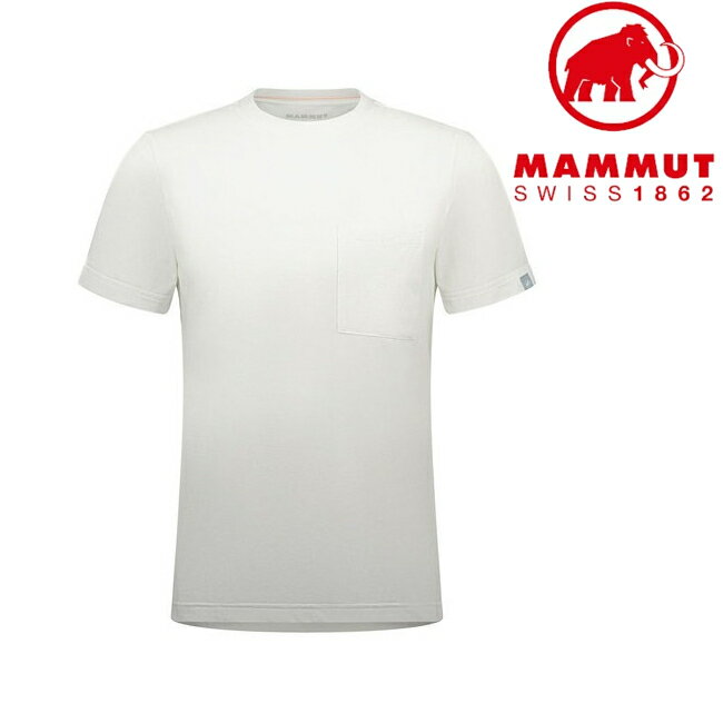 Mammut 長毛象 Urban QD T-Shirt AF 男款 口袋T恤 亞版 1017-05270 0243 白