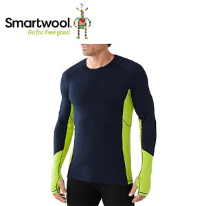 【美國 SmartWool 男Phd機能輕量長袖衫《深海軍藍》】SW0SO932/長袖衛生衣/登山健行/保暖圓領