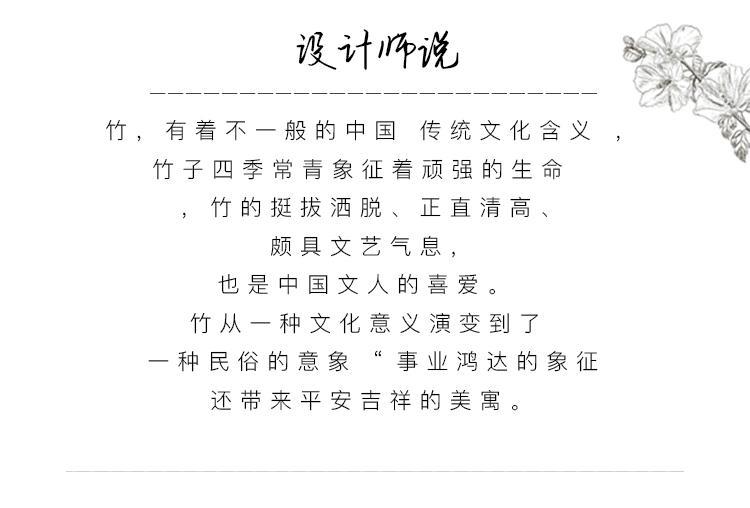 復古 鍍925銀毛衣鏈吊墜富貴玉竹鏤空做舊工藝流蘇長款項鏈女國風 6