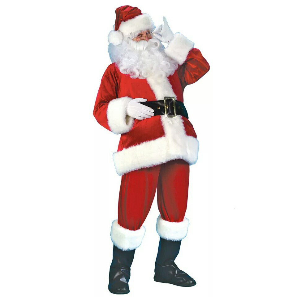 圣誕節圣誕衣服圣誕老人服裝金絲絨節日氣氛cosplay表演服演出服