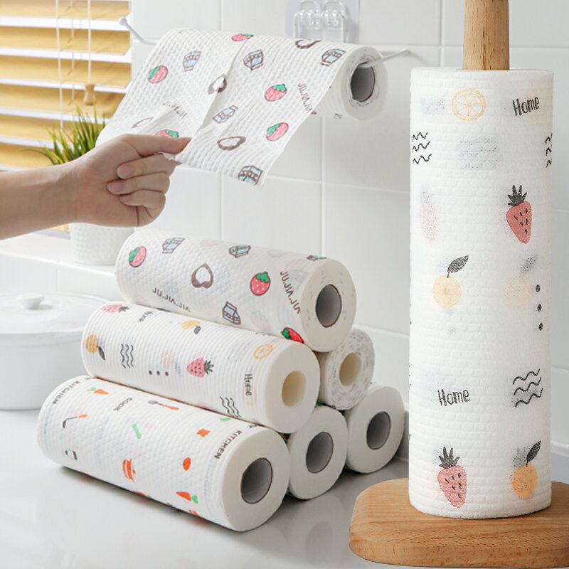 居家家懶人抹布加厚干濕兩用紙巾一次性家用強吸水洗碗布廚房用品