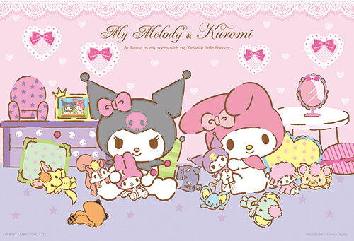 百耘圖 - My Melody & Kuromi 美樂蒂&酷洛米 暖心布娃娃拼圖300片 HP0300S-240