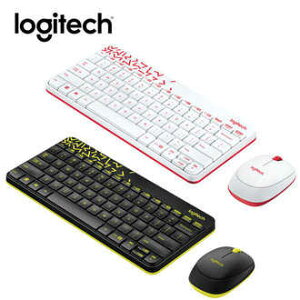 羅技 Logitech MK240 Nano 無線鍵盤滑鼠組-黑黃 [富廉網]