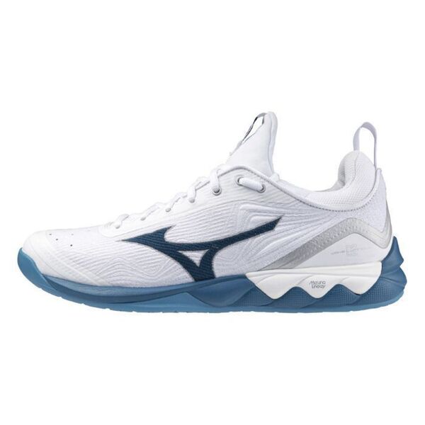 Mizuno Wave Luminous 2 [V1GA212086] 男 排球鞋 運動 比賽 襪套式 止滑 白 藍