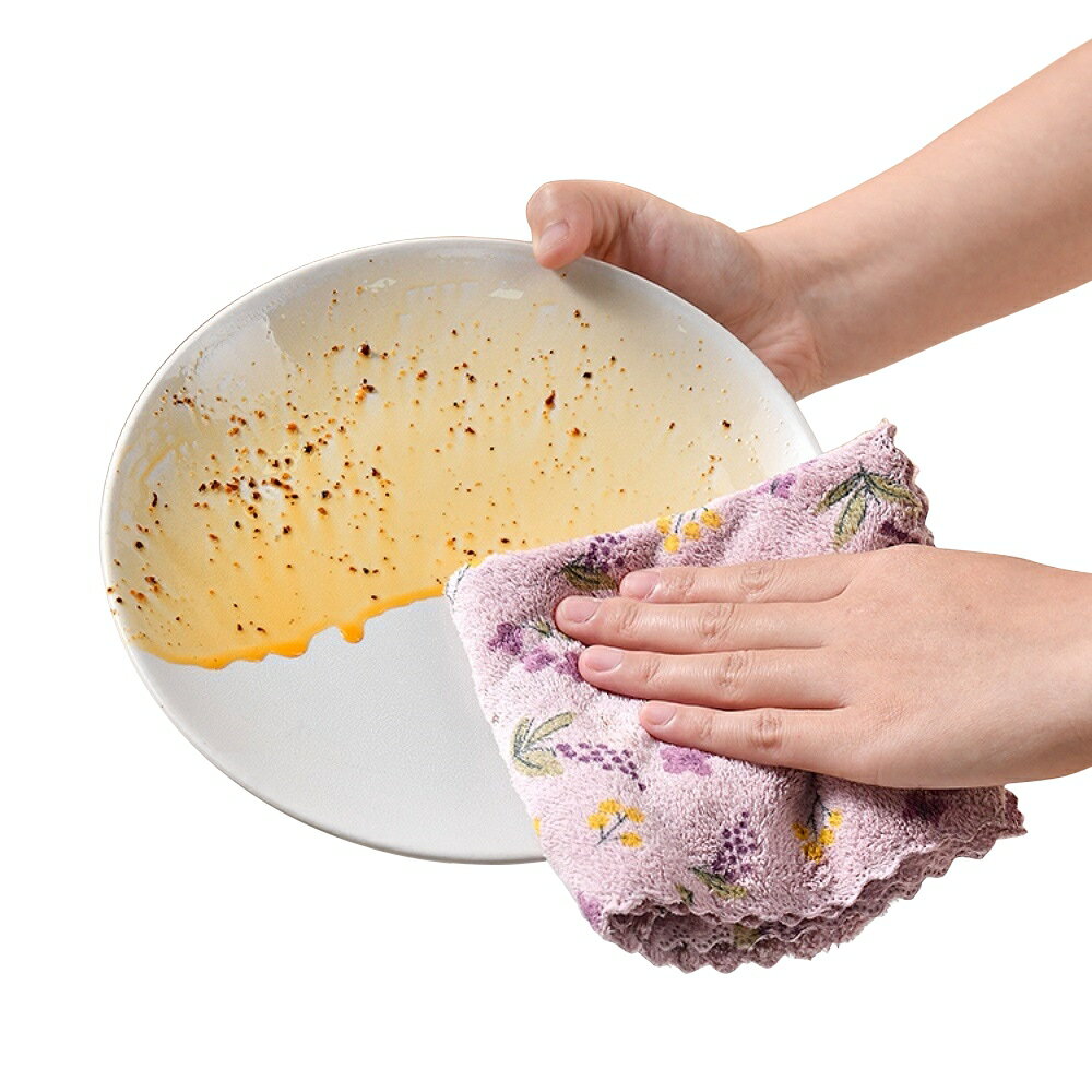 日本SP SAUCEA加厚珊瑚絨印花抹布(30x30公分)3條裝