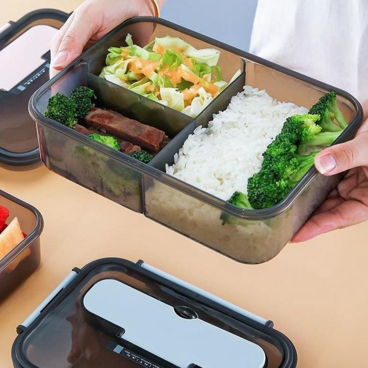 便當盒 保溫飯盒學生女上班族成人分格微波爐塑料便當飯盒密封飯盒女餐盒