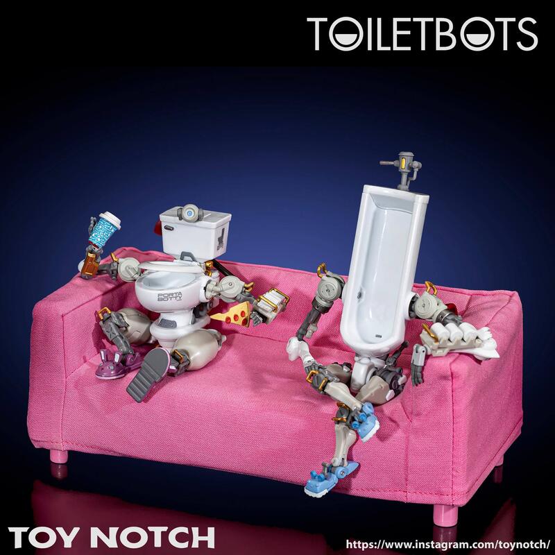 ☆勳寶玩具舖【現貨】TOY NOTCH FC-01 Toiletbots 機動急急組 馬桶 小便斗 雙人包 2入包