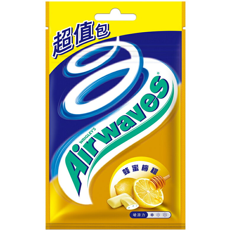 Airwaves 口香糖超值包-蜂蜜檸檬(62公克/袋) [大買家]