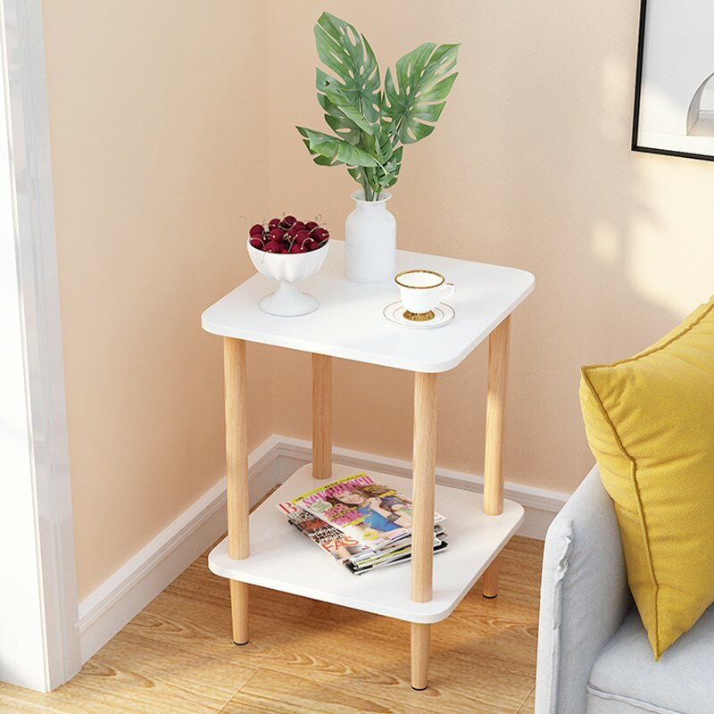 可移動小茶幾簡約現代家用小戶型桌子客廳沙發邊幾陽臺帶輪小方桌