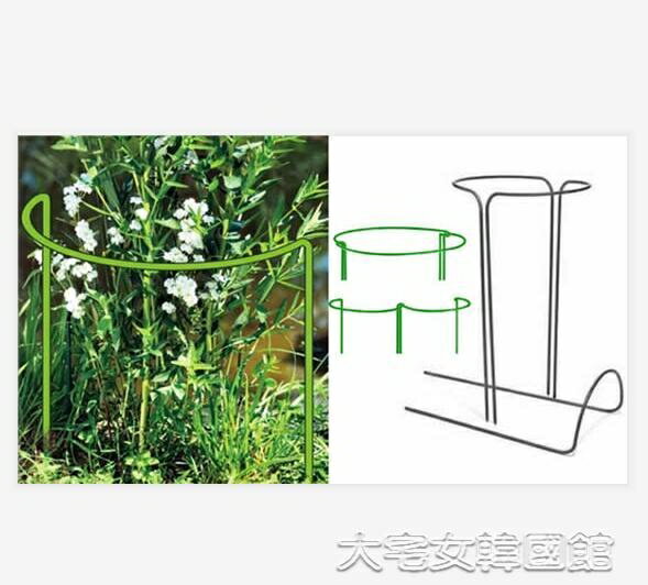 爬藤架鐵藝花架固定花支架花盆支架球蘭無盡夏繡球爬藤架花花架花支撐 快速出貨YJT