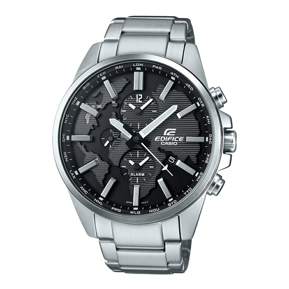 送禮首選★CASIO/EDIFICE/世界地圖典雅風格男仕腕錶/ETD-300D-1AVUDF  附提袋【全館滿額折價★APP下單點數4倍送】線上購買享_實體門市同步服務