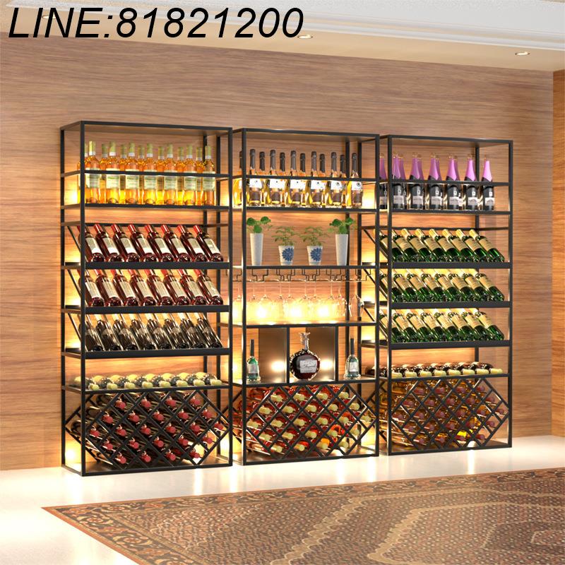 公司貨 免運開票速發 落地鐵藝酒吧酒架酒櫃葡萄酒紅酒展示架置物架復古歐式酒莊酒杯架
