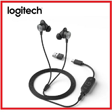 Logitech 羅技 VC Zone Wired Earbud Teams 有線 Earbuds 商務耳機麥克風 981-001094