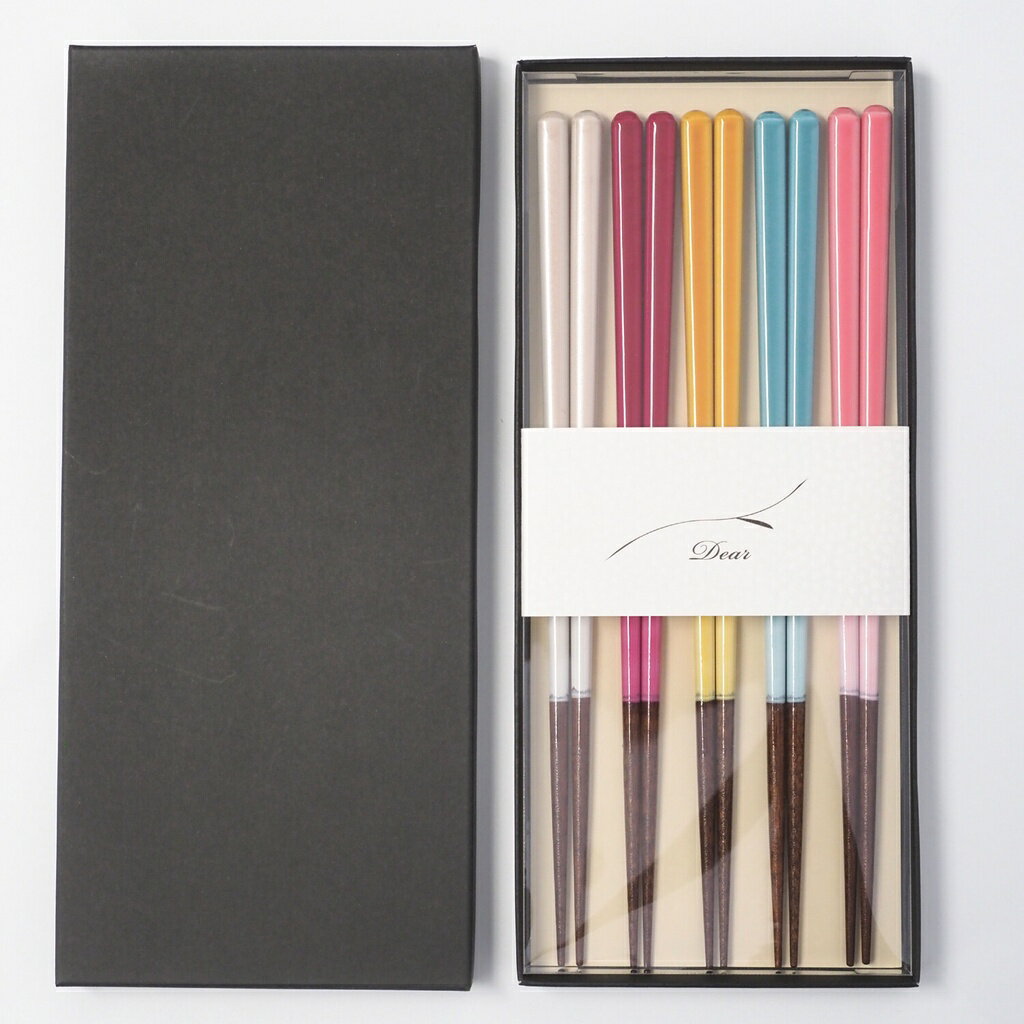 【日本製】日式四角筷子5入組 筷子禮盒