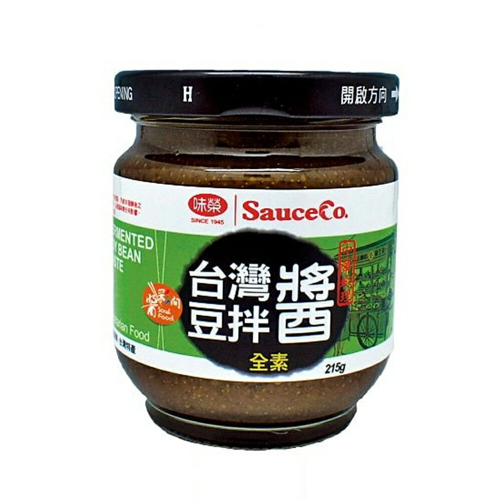 【味榮】天然臺灣豆拌醬-原味 (215g/罐)