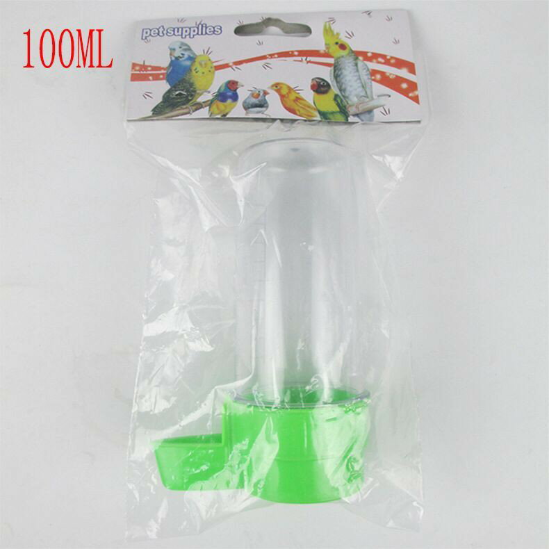 鸚鵡八哥小鳥自動飲水器 喂食器 小鳥通用飲水喂食器 八哥飲水器 合美健 蛋黃粟下料器【現貨】 5