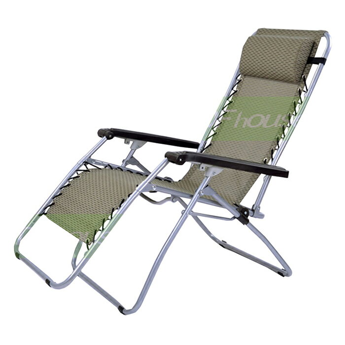 《DFhouse》無段式休閒彈力躺椅- 休閒椅 折疊椅 涼椅 透氣 台灣製造 免組裝.