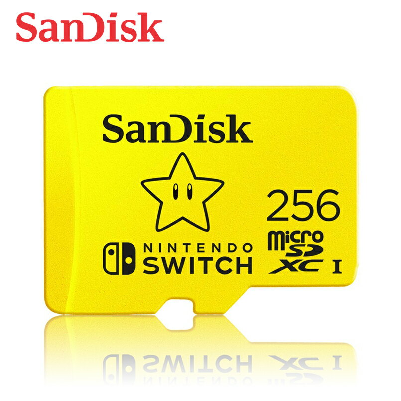 SanDisk 256G microSDXC UHS-I 任天堂Switch專用記憶卡 傳輸速率高達 100MB/s