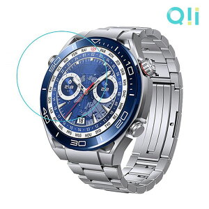 手錶保護貼 Qii HUAWEI Watch Ultimate 玻璃貼 (兩片裝) 【愛瘋潮】【APP下單最高22%點數回饋】