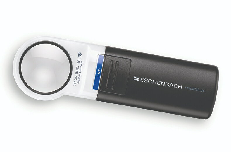 Eschenbach 手持型照明放大鏡/ 12.5X/ 50D/ 直徑35mm/ 德國製