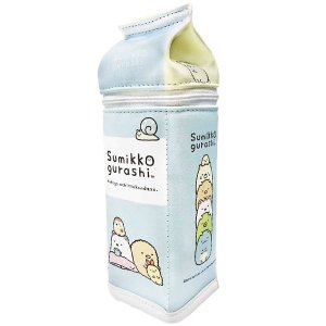 大賀屋 日貨 角落生物 藍 筆袋 化妝包 收納包 包 小包 化妝袋 鉛筆盒 筆盒 角落小夥伴 正版 J00017006