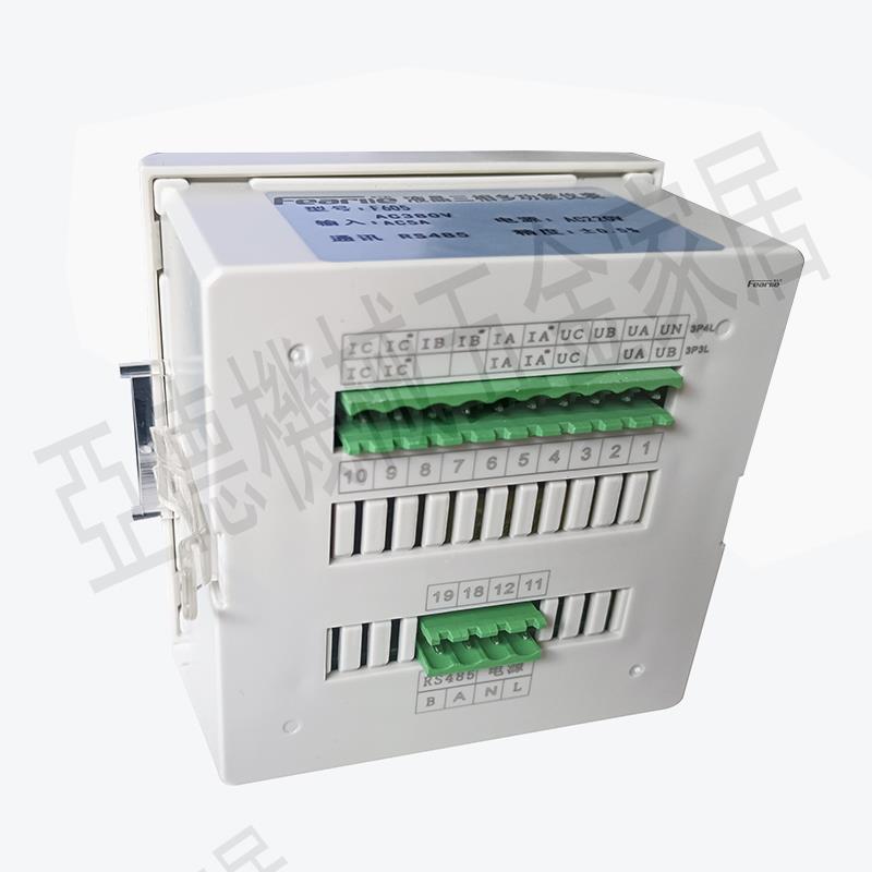 F605三相多功能電力儀表智能液晶電流壓表485通訊配互感器【亞德機械五金家居】 2