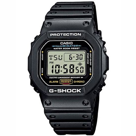 CASIO G-SHOCK DW-5600E-1VDF簡約流行數位腕錶/42.8mm