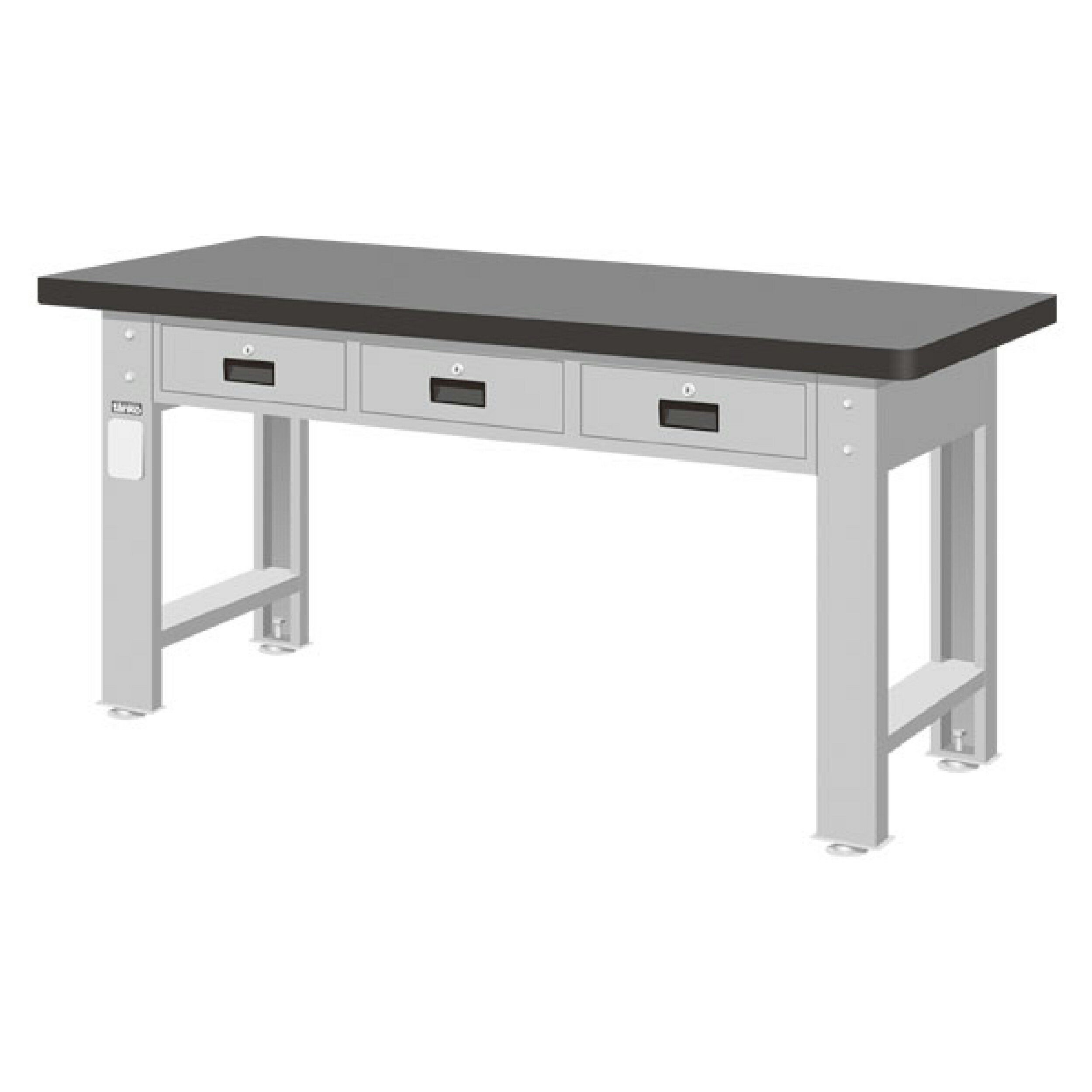 TANKO 重量型工作桌 天鋼板工作桌 WAT-5203TG (橫三屜型)