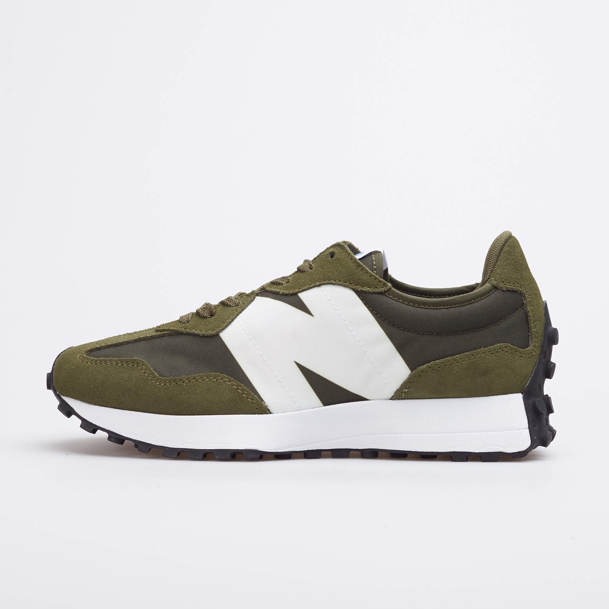 帝安諾-實體店面New Balance NB 327 復古慢跑鞋軍綠黑白男鞋MS327CPE