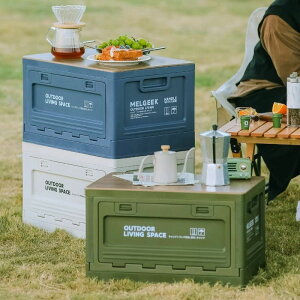 戶外露營收納箱可折疊旅行野餐整理箱車載收納箱后備箱多功能儲物