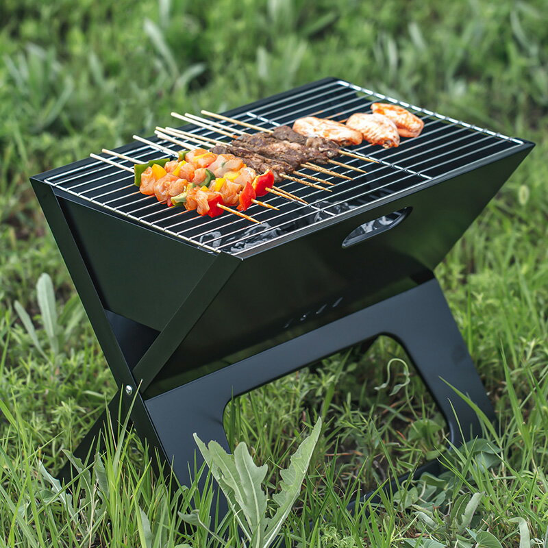 便攜燒烤架戶外燒烤爐家用木炭小型可手提野外燒烤用品碳烤肉爐子
