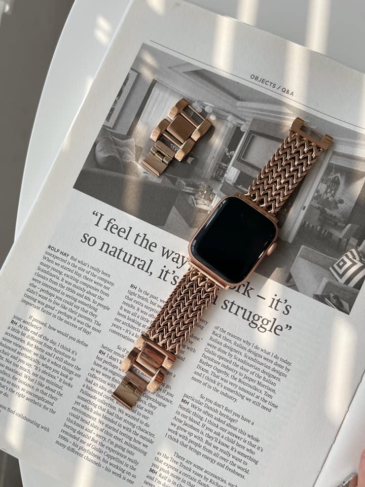 編織不鏽鋼金屬Apple Watch錶帶