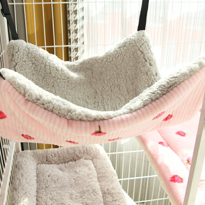 貓吊床 貓吊床掛式懸掛式掛窩冬季貓秋千籠子用寵物貓吊籃貓籠吊床搖籃窩【MJ194439】