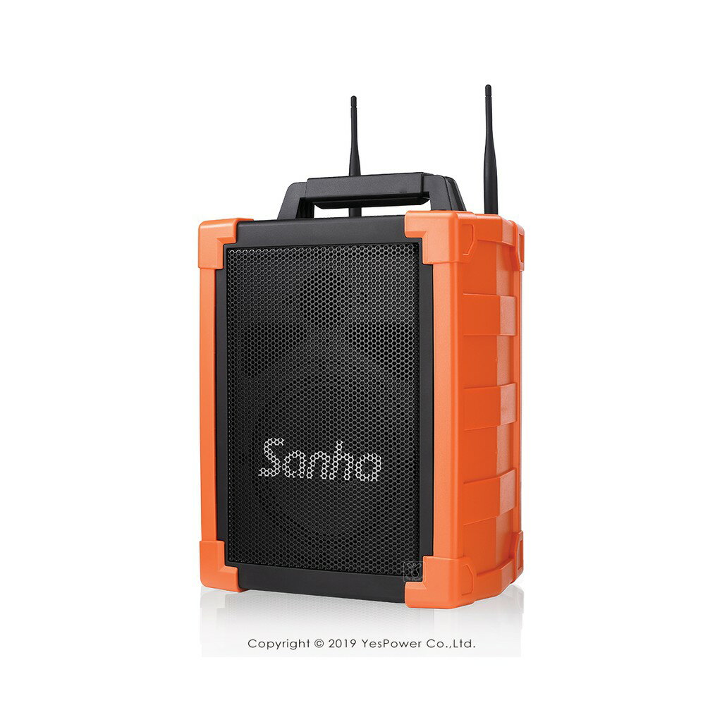 JLH-206 SANHA 150W 手提會議雙頻道無線擴音機/USB.SD卡錄放音/充電式/音質強勁清澈/台灣製造