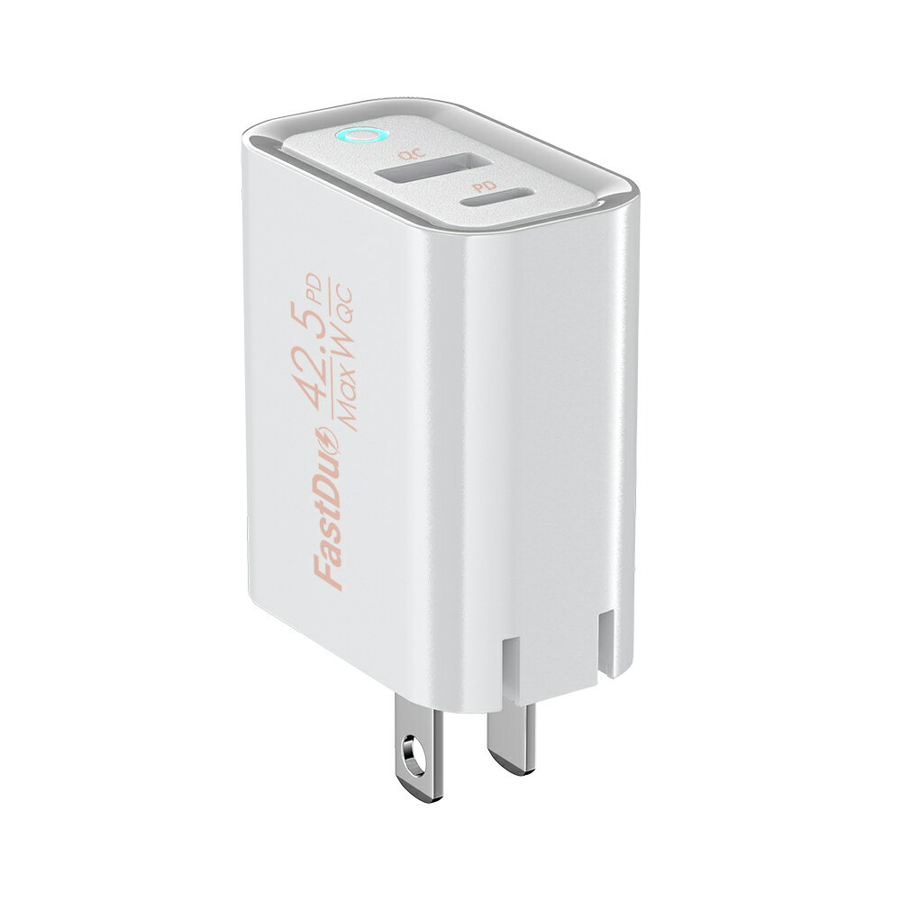 SEEHOT Fast Duo PD快充 雙口 5A/42.5W強電流 充電時間快一倍 USB-C USB-A 不傷機芯【領券滿額再折千12/31止】 1