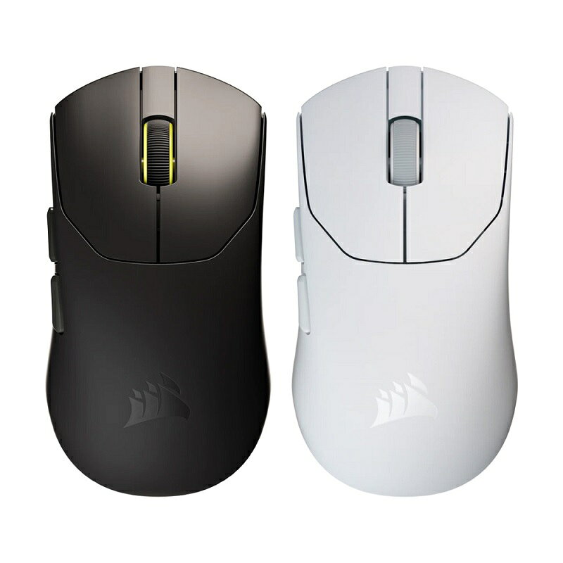 Corsair 海盜船 SABRE 聖劍 V2 Pro Ultralight 超輕量無線滑鼠 黑色/白色