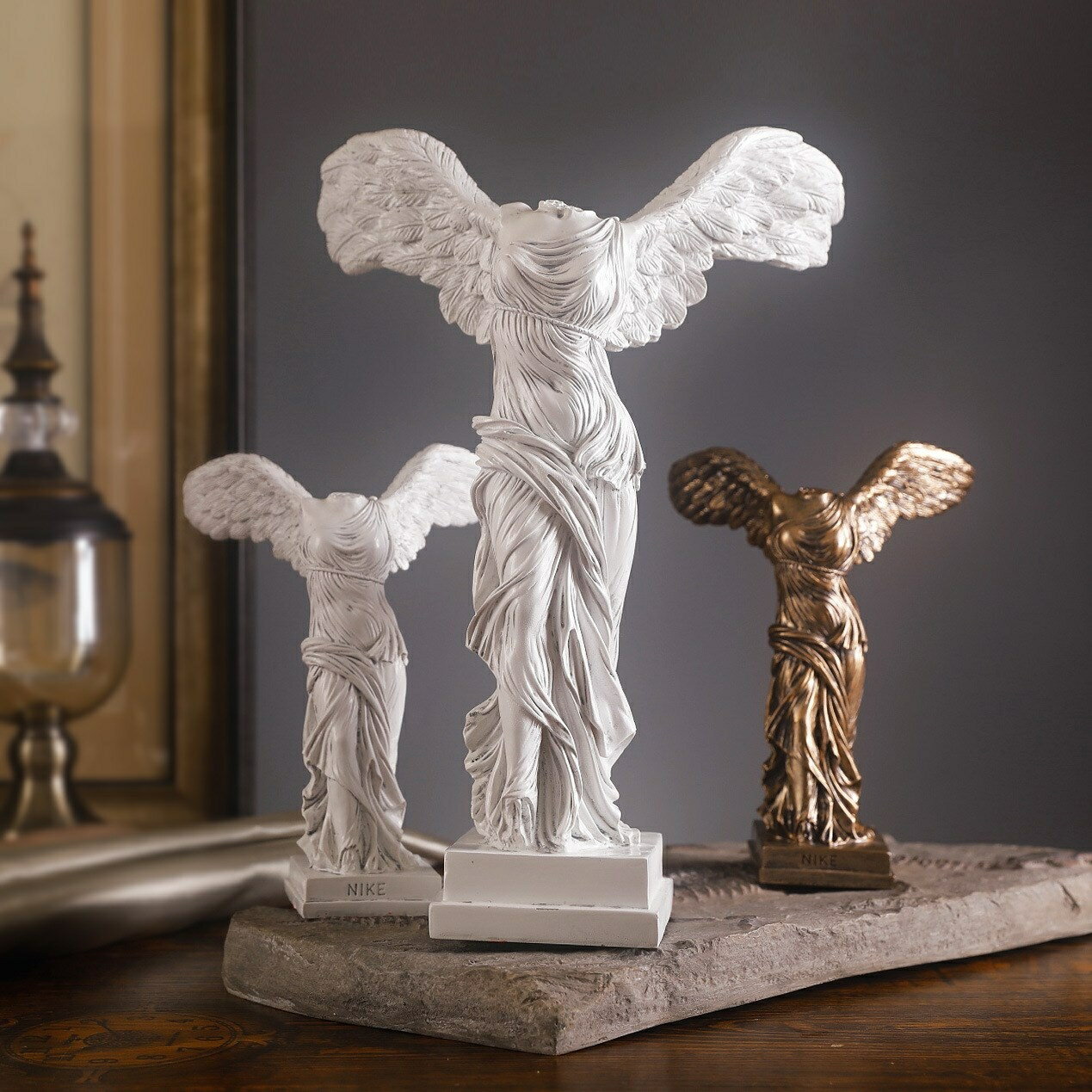 樹脂工藝品創意擺件勝利女神雕塑斷臂維納斯石膏模型素描人物塑像