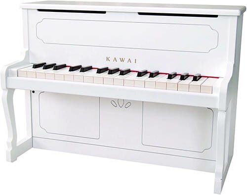 KAWAI【日本代購】河合 迷你立式鋼琴 兒童鋼琴 32鍵 日本製 1152 - 白色