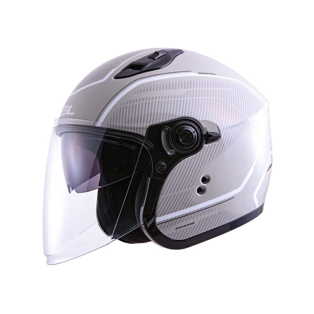 【SOL Helmets】SO-12開放式安全帽 (極光_灰/白) ｜ SOL安全帽官方商城