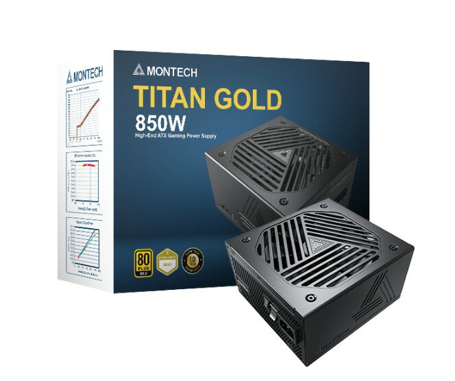 君主 Montech TITAN GOLD 850W 全模 金牌 PCIE5.0 ATX3.0 電供 電源供應器