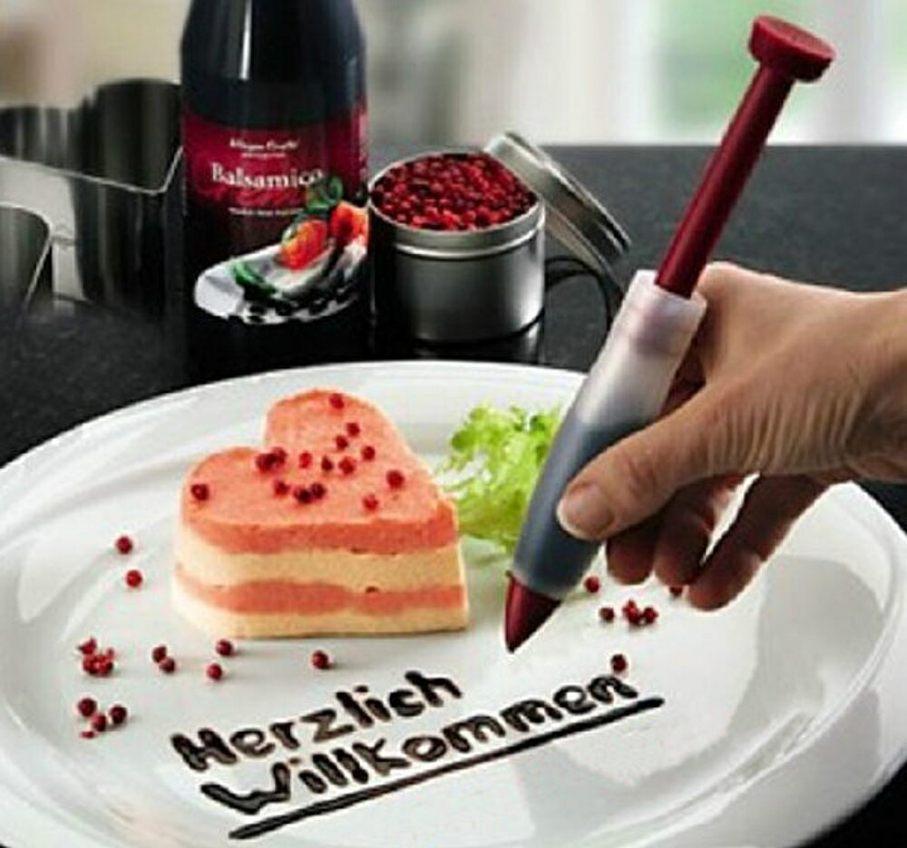 蒐藏家-矽膠巧克力筆 裝飾擠醬筆 壽司飯糰裱花筆 蛋糕寫字筆
