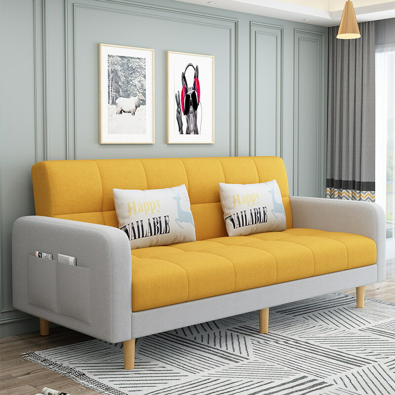 懶人沙發 多功能雙人小戶型沙發床兩用可折疊出租房懶人客廳科技沙發